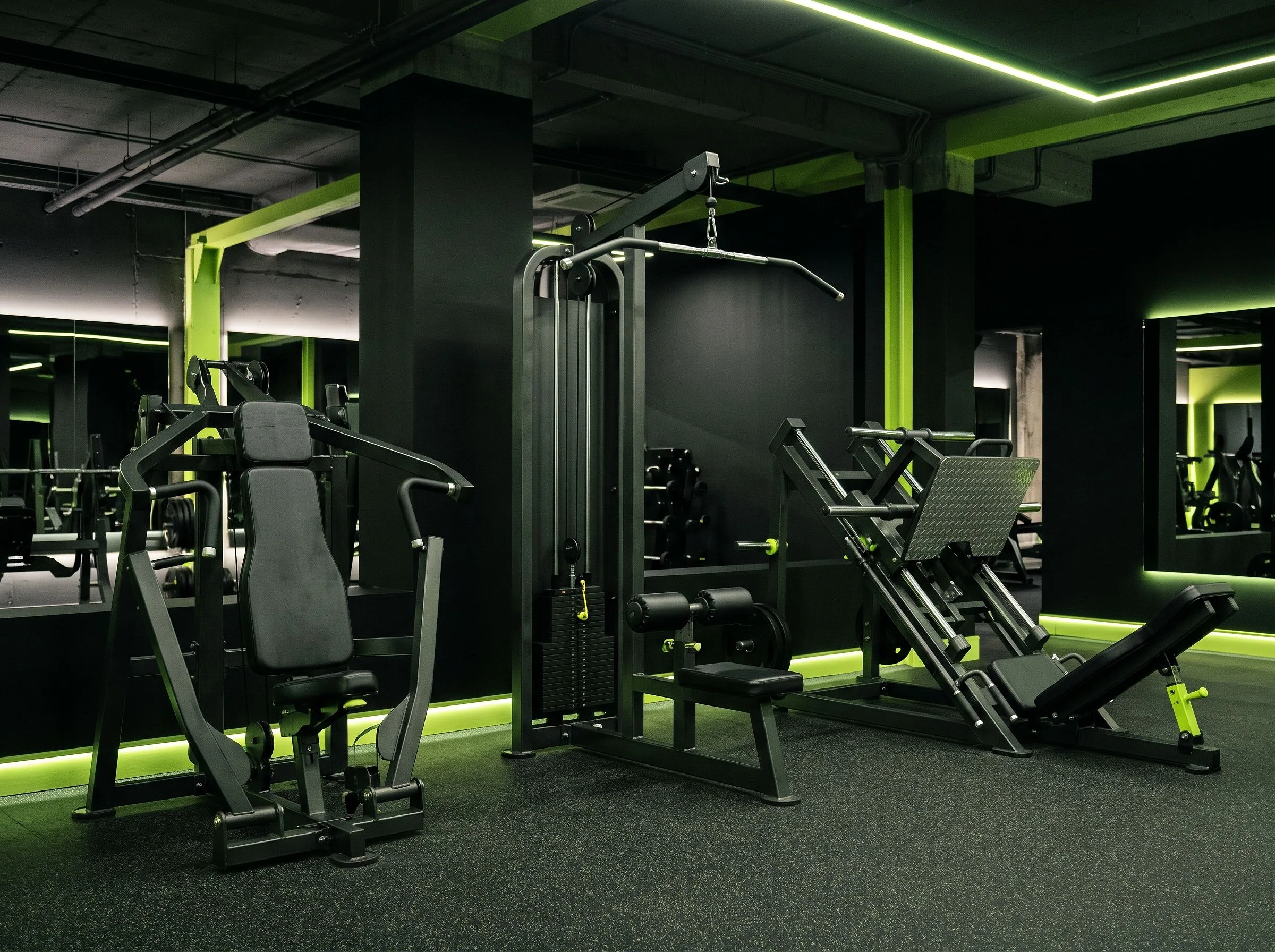 Selectorised strength machines